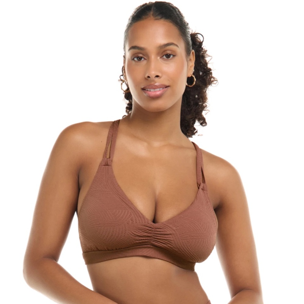 Skye Swimwear | Sara D Cup Bikini Top in Zen Garden